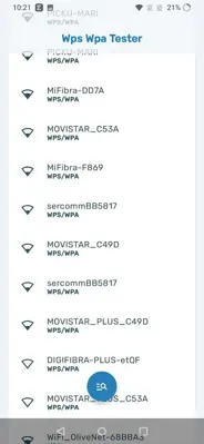 Wps Wpa Tester android App screenshot 2