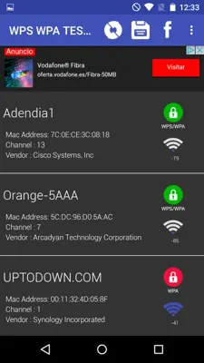 Wps Wpa Tester android App screenshot 5